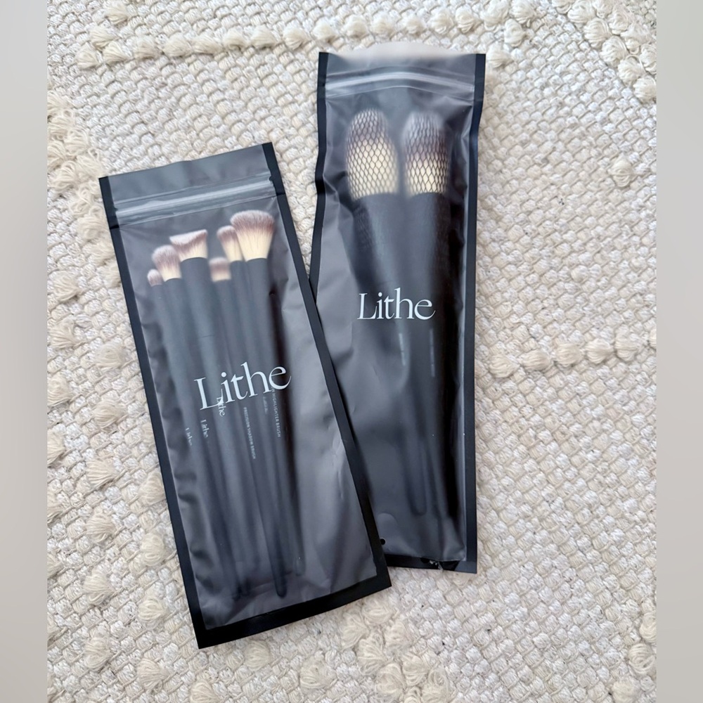 Lithe Lashes Face and Eye Makeup Brush Set Bundle